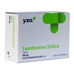 Yza Levotiroxina 0.1Mg 100 Tabs
