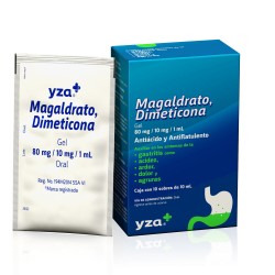 Yza Magaldrato/Dimeticona 80Mg/10Mg/1Ml 10 Sbs