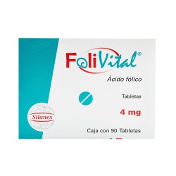 Folivital Acido Fólico 4Mg 90 Tabs