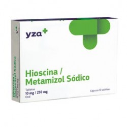 Yza Hioscina Meta Sod 10Mg/250Mg 10 Tabs