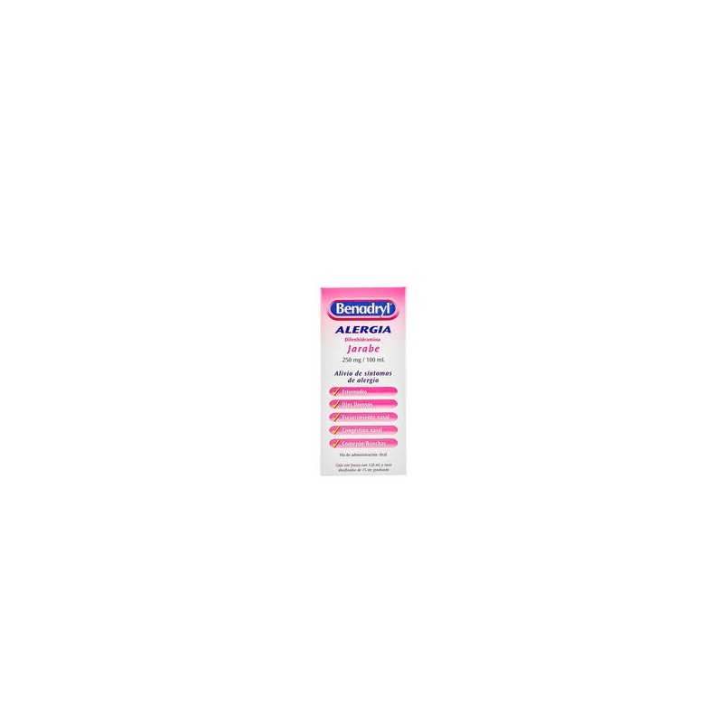 Benadryl Jarabe 0.25G 120Ml