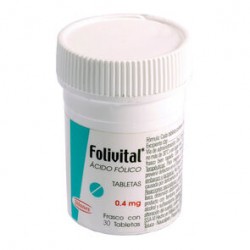 Folivital Acido Folico 0.4Mg 30 Tabs