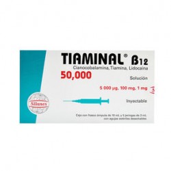 Tiaminal B12 50000U 5 Amp X 3Ml