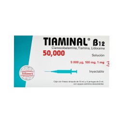 Tiaminal B12 50000U 5 Amp X 3Ml