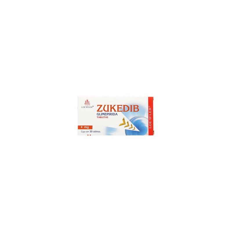 Zukedib Glimepririda 4Mg 30 Tabs