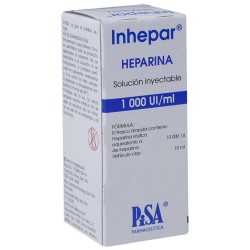 Inhepar Frasco Ampula 1000Ui/Ml 10Ml