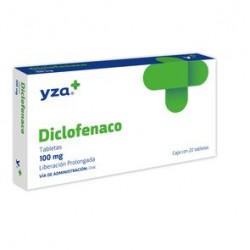 Yza Diclofenaco Lp 100Mg 20 Tabs