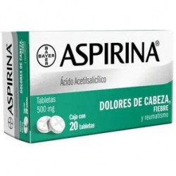 Aspirina 500Mg 20 Tabs