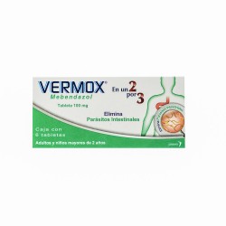 Vermox 100mg 6 tabs
