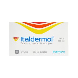 Italdermol 600Mg/740Mg 6 Óvulos
