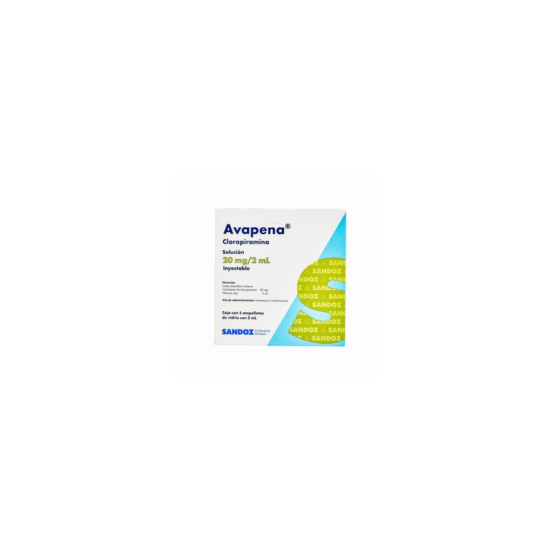 Avapena 20Mg 5 Amp X 2Ml