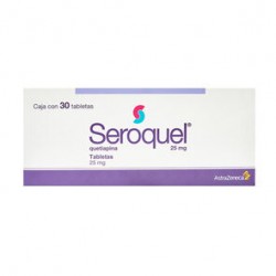 Seroquel T 25Mg 30 Tabs
