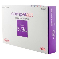 Competact 15Mg/850Mg 14 Tabs