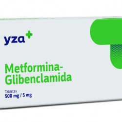 Yza Metformina, Glibenclamida 500Mg/5Mg 60 Tabs