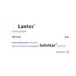 Lantus Solostar 100Ui 5 Amp X 3Ml