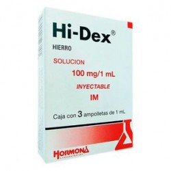 Hi-Dex 100Mg 3 Amp X 1Ml
