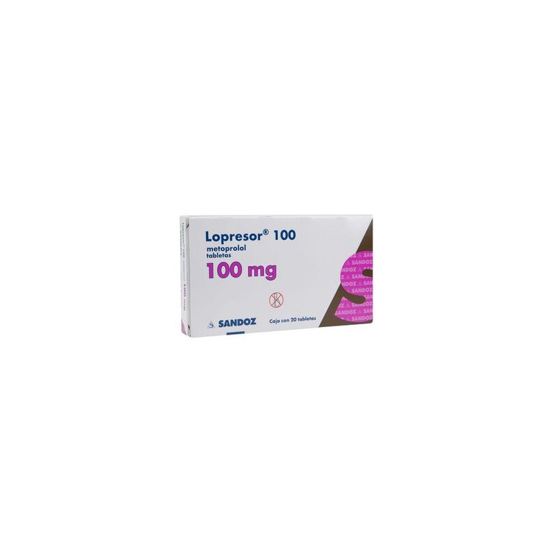 Lopresor 100Mg 20 Gra