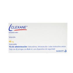 Clexane Inyectable 40Mg 2 Jga