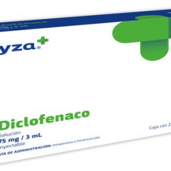 Yza Diclofenaco 75Mg/3Ml 2 Amp