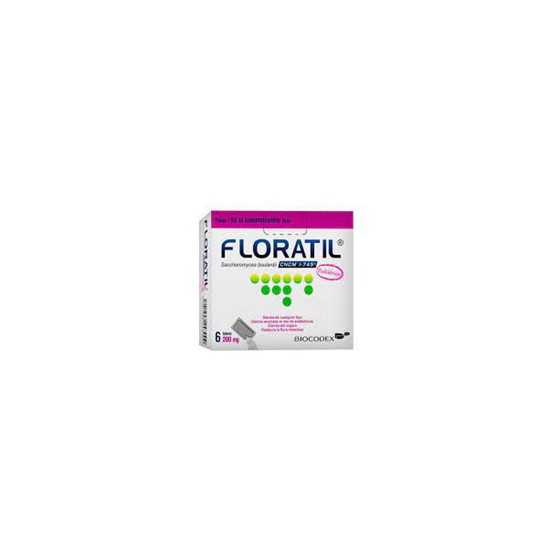 Floratil Polvo Infantil 200Mg 6 Pzas