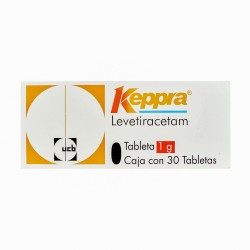 Keppra 1G 30 Tabs