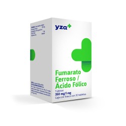Yza Fumarato Fer Ac Fo 350Mg/1Mg 30 Caps