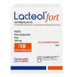 Lacteol Forte Polvo 340Mg 6 Sbs