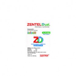 Zentel Dual Suspension 400Mg/200Mg 20Ml