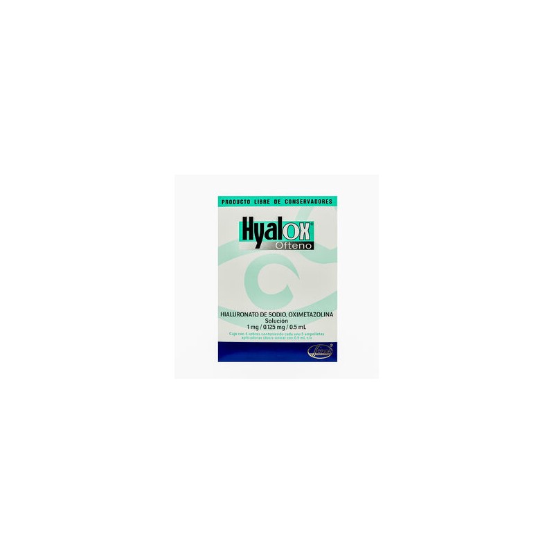 Hyalox Ofteno 0.5Ml 4 Sbs X 5 Amp