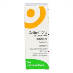 Zaditen 0.35% Solucion Oftalmica Go 5Ml
