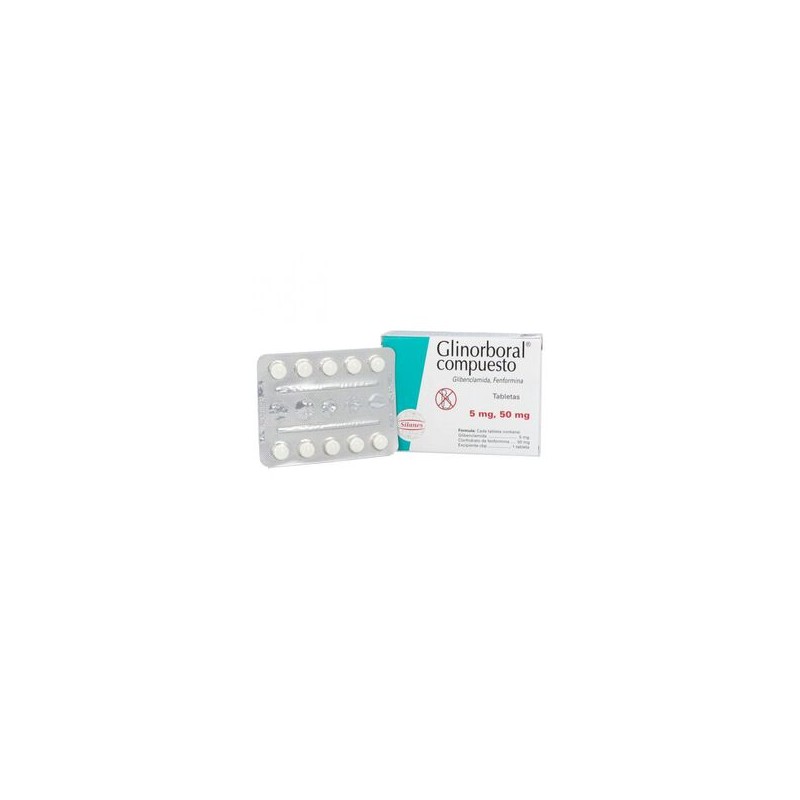 Glinorboral 5Mg/50Mg 40 Tabs