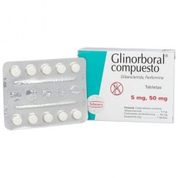 Glinorboral 5Mg/50Mg 40 Tabs