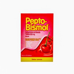 Pepto Bismol Cereza 24 Tabs