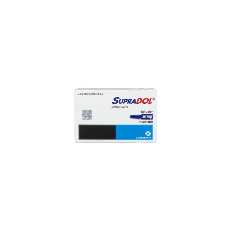 Supradol Solucion Inyec 30Mg 3 Iny X 1Ml