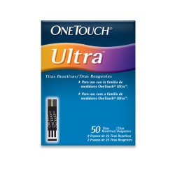 One Touch Ultra Tiras Reactivas 50 Pzas