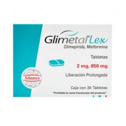 Glimetal Lex 2Mg/850Mg 30 Tabs