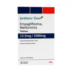 Jardianz Duo 12.5Mg/1000Mg 30 Tabs