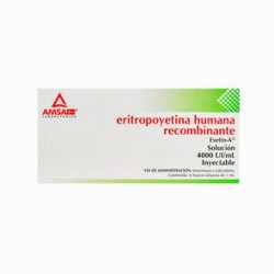 Eritropoyetina Humana Recombinante 4000ui / mL Caj...