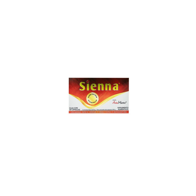 Sienna Colageno Suplemento Alim 30 Caps