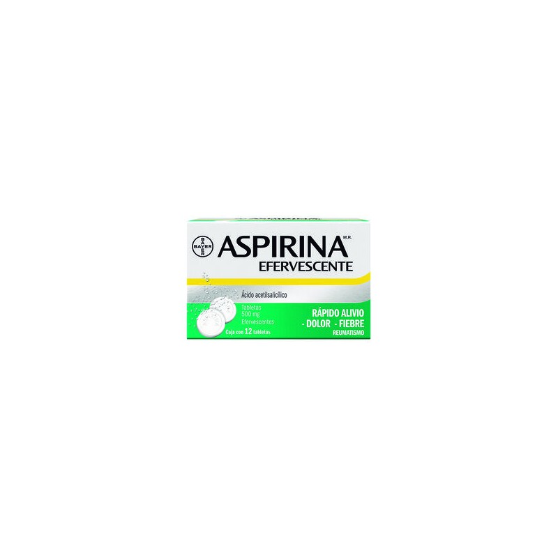 Aspirina Efervescente 500Mg 12 Tabs