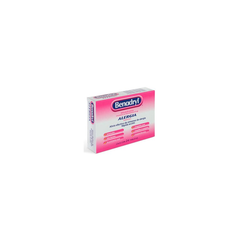 Benadryl 25Mg 24 Tabs