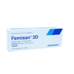 Femisan 3D Crema Vaginal 100Mg/5G 800Mg