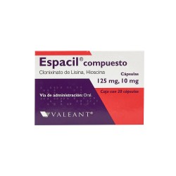 Espacil Compuesto 125Mg/10Mg 20 Caps