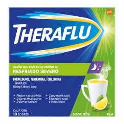 Theraflu Limon Resriado Severo 10 Sbs
