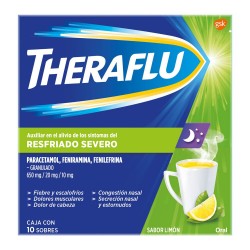 Theraflu Limon Resriado Severo 10 Sbs