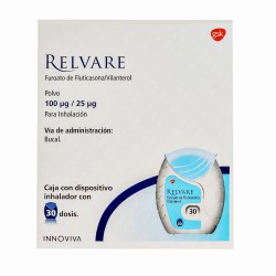 Relvare Polvo 100Mcg/25Mcg 30 Dosis