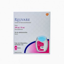 Relvare Polvo 200Mcg/25Mcg 30 Dosis