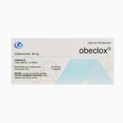 Obeclox 30mg 30 capsulas para bajar de peso