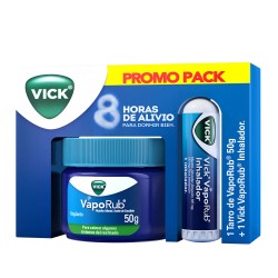 Vick Vaporub + Inhalador 50Gr 2Pz