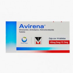 Avirena 40Mg/5Mg/12.5Mg 14 Tabs